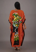 Kalahari Dream African Print Kaftan w/Matching Headwrap