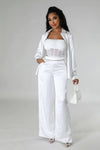 Lady Ivory Tunic Top Two Piece Set