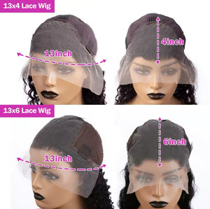 13x6 Deep Wave 220 Density Lace Front Wig