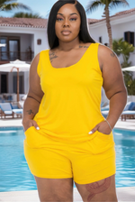 Be Free Comfy Plus Tank Top & Shorts Set