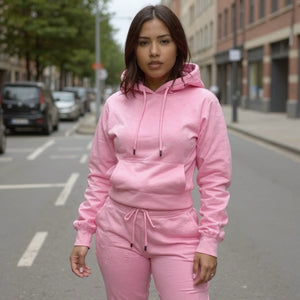 Basic Jogger Two Piece Kangaroo Pocket Tracksuit