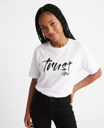 Trust God Unisex Graphic White Tee