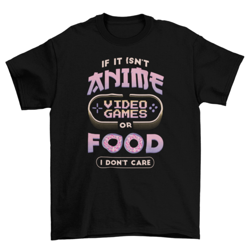 Anime Love Video Games T-Shirt