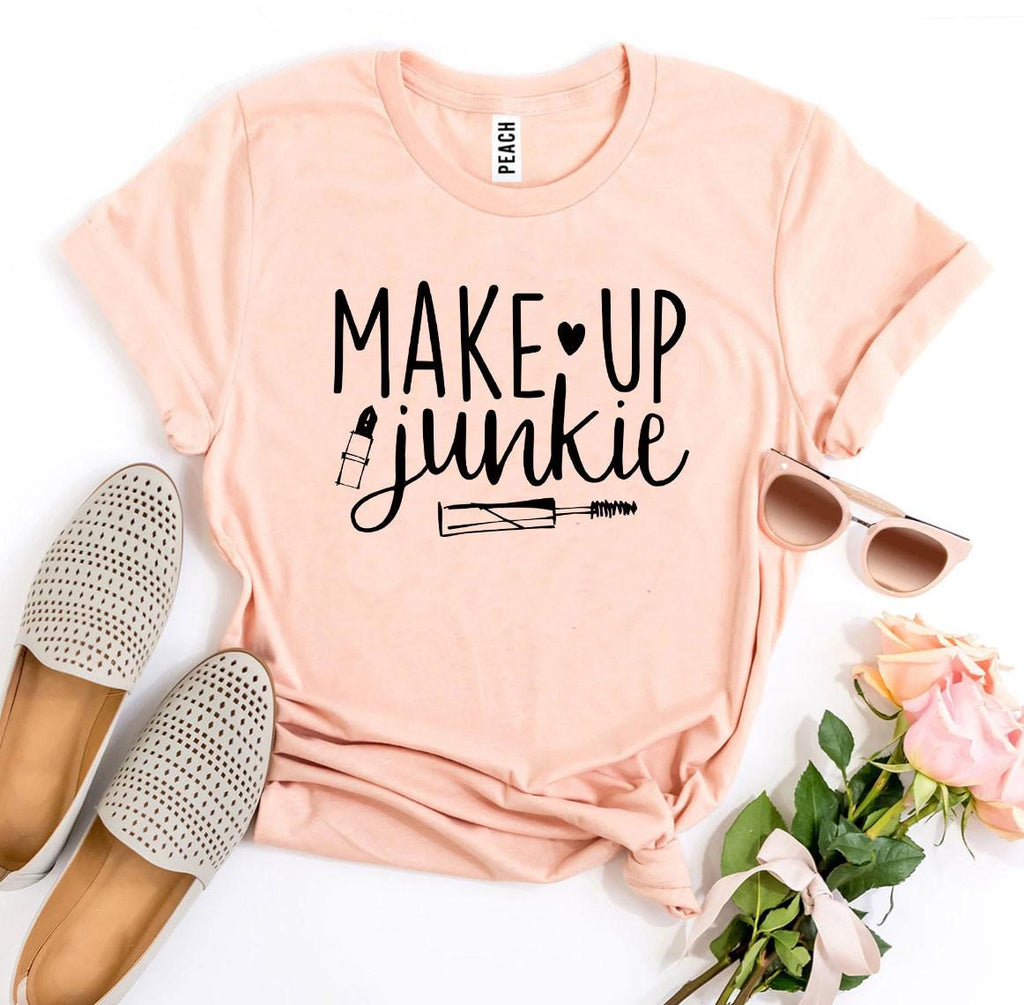 Make Up Junkie T-shirt - Lady Galore