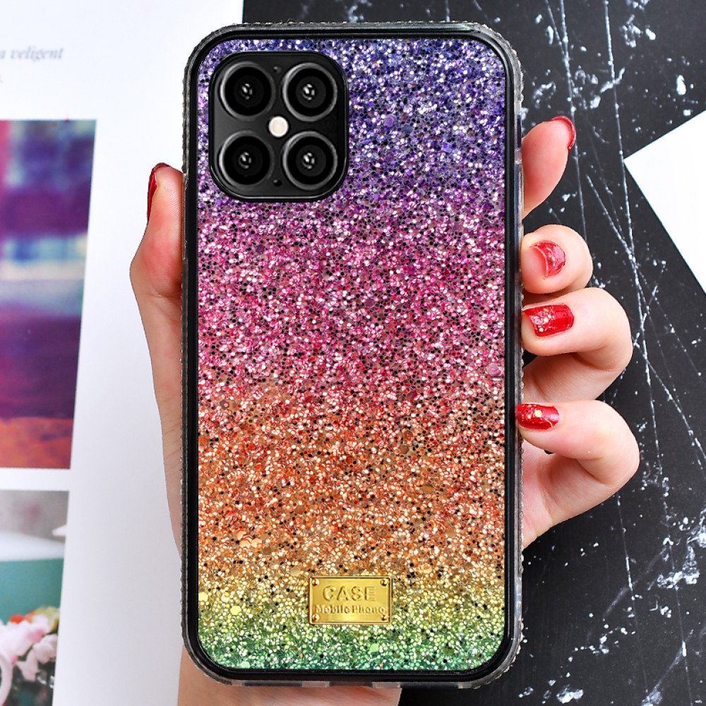 Rainbow Sparkle Diamond iPhone 12 Pro Max Case