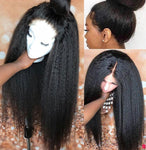 HD Transparent 13x4 Kinky Lace Frontal Wig - Lady Galore