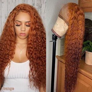 Ginger Orange Ombre Lace Wig - Lady Galore