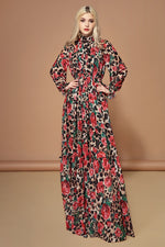Leopard Rose Dress - Lady Galore